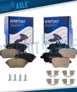 4pc Front & Rear Ceramic Brake Pads for Mercedes-Benz B250e CLA250 GLA250 QX30