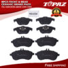 8PCS Front & Rear Ceramic Brake Pads For MERCEDES-BENZ C250 C300 D1340 D1341
