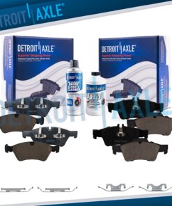 AWD Front and Rear Ceramic Brake Pads Kit for 2006-2009 Mercedes-Benz E350 E550