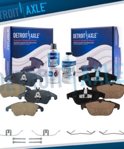 Front and Rear Ceramic Brake Pads for Mercedes-Benz C250 C300 C350 E350 E550