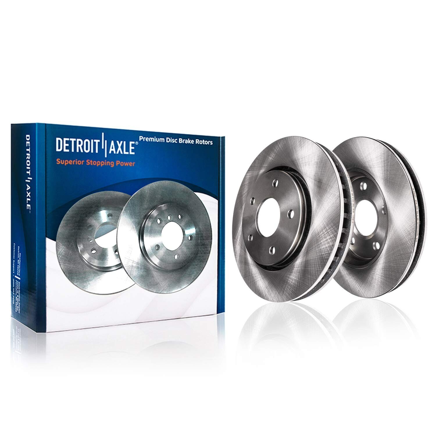 Front Disc Rotors + Ceramic Brake Pads for Mercedes-Benz C2300 C300 SLK250 C250