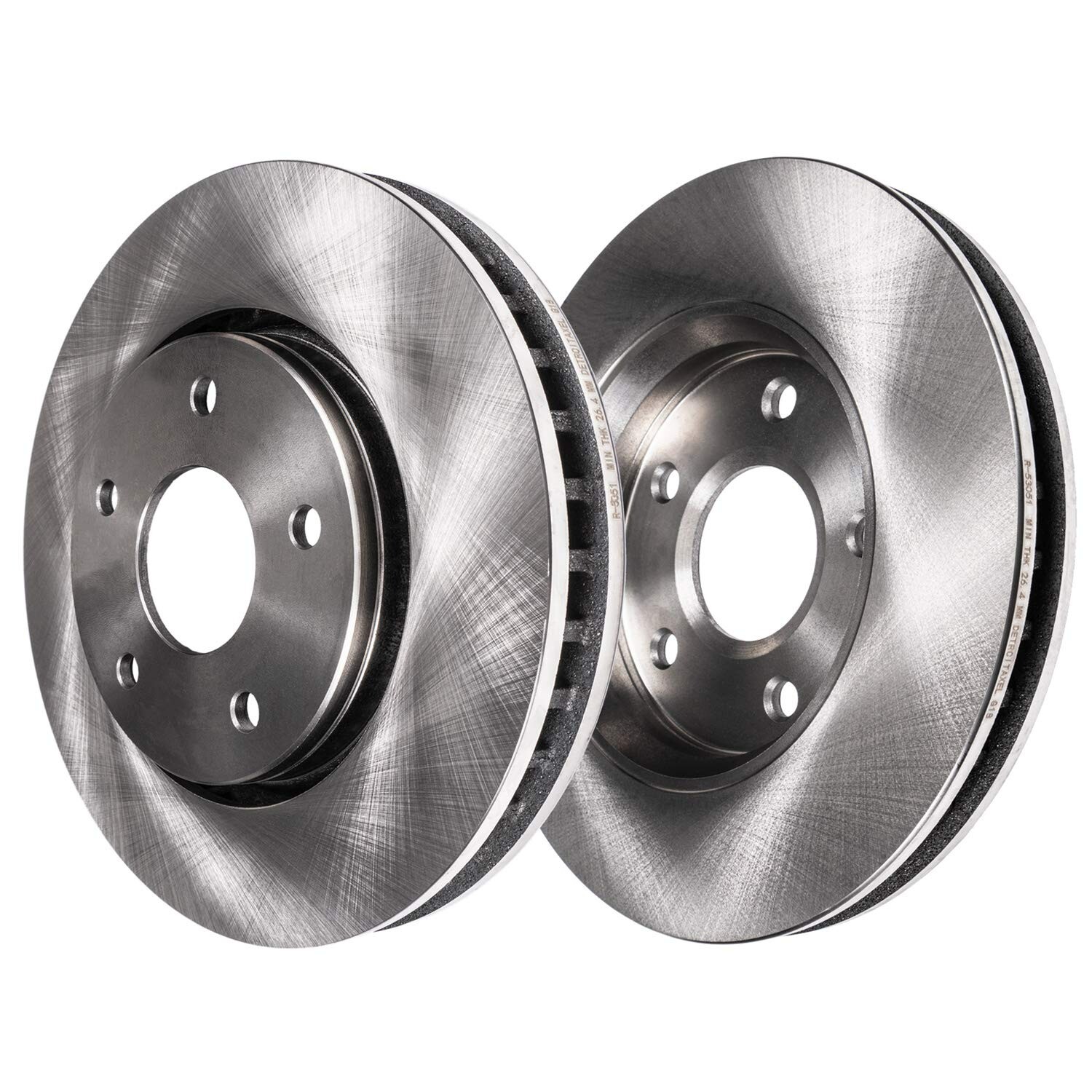 Front Disc Rotors + Ceramic Brake Pads for Mercedes-Benz C2300 C300 SLK250 C250