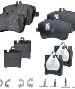 Front & Rear Brake Pads Set for MB Mercedes CLK Class C Mercedes-Benz CLK350