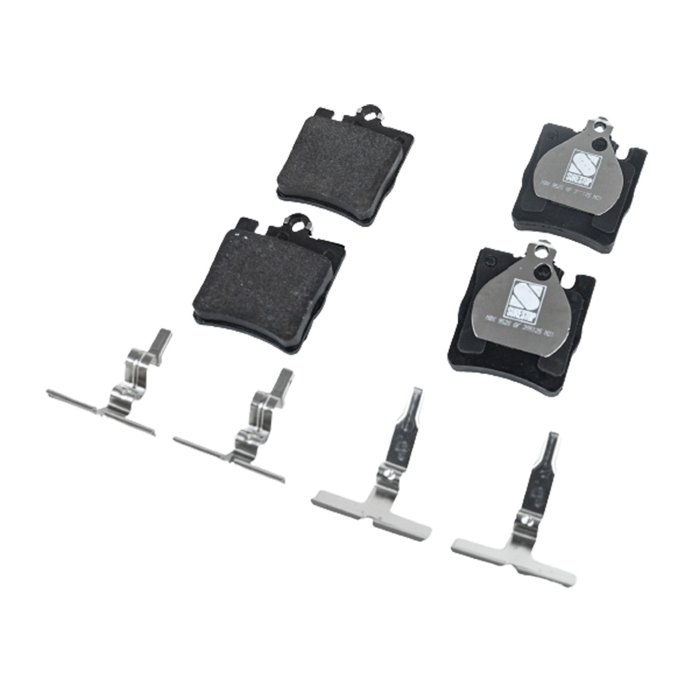 Front & Rear Brake Pads Set for MB Mercedes CLK Class C Mercedes-Benz CLK350