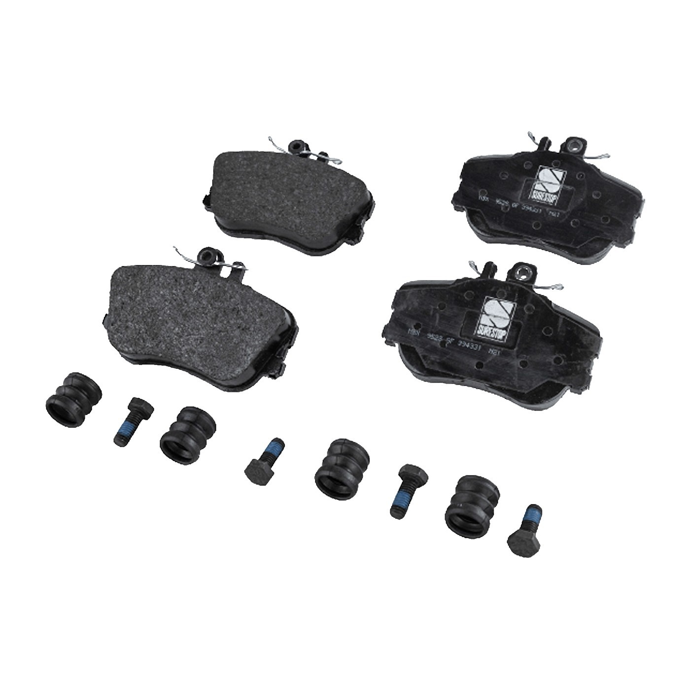 Front & Rear Brake Pads Set For Mercedes-Benz C230 1997 1998