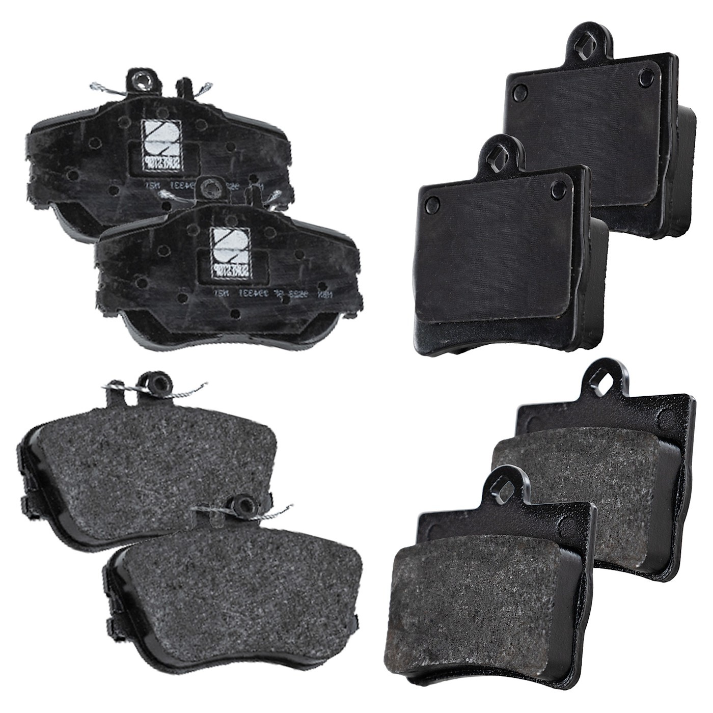 Front & Rear Brake Pads Set For Mercedes-Benz C230 1997 1998
