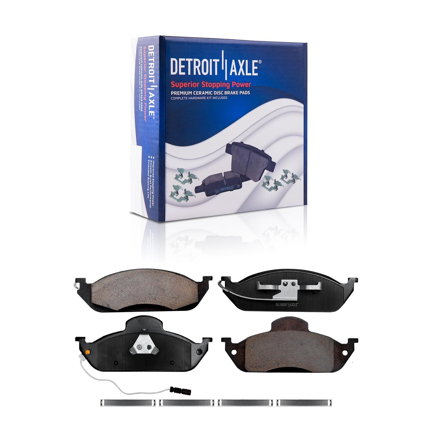 Front Rear Disc Rotors + Ceramic Brake Pads for Mercedes Benz ML320 ML350 ML430