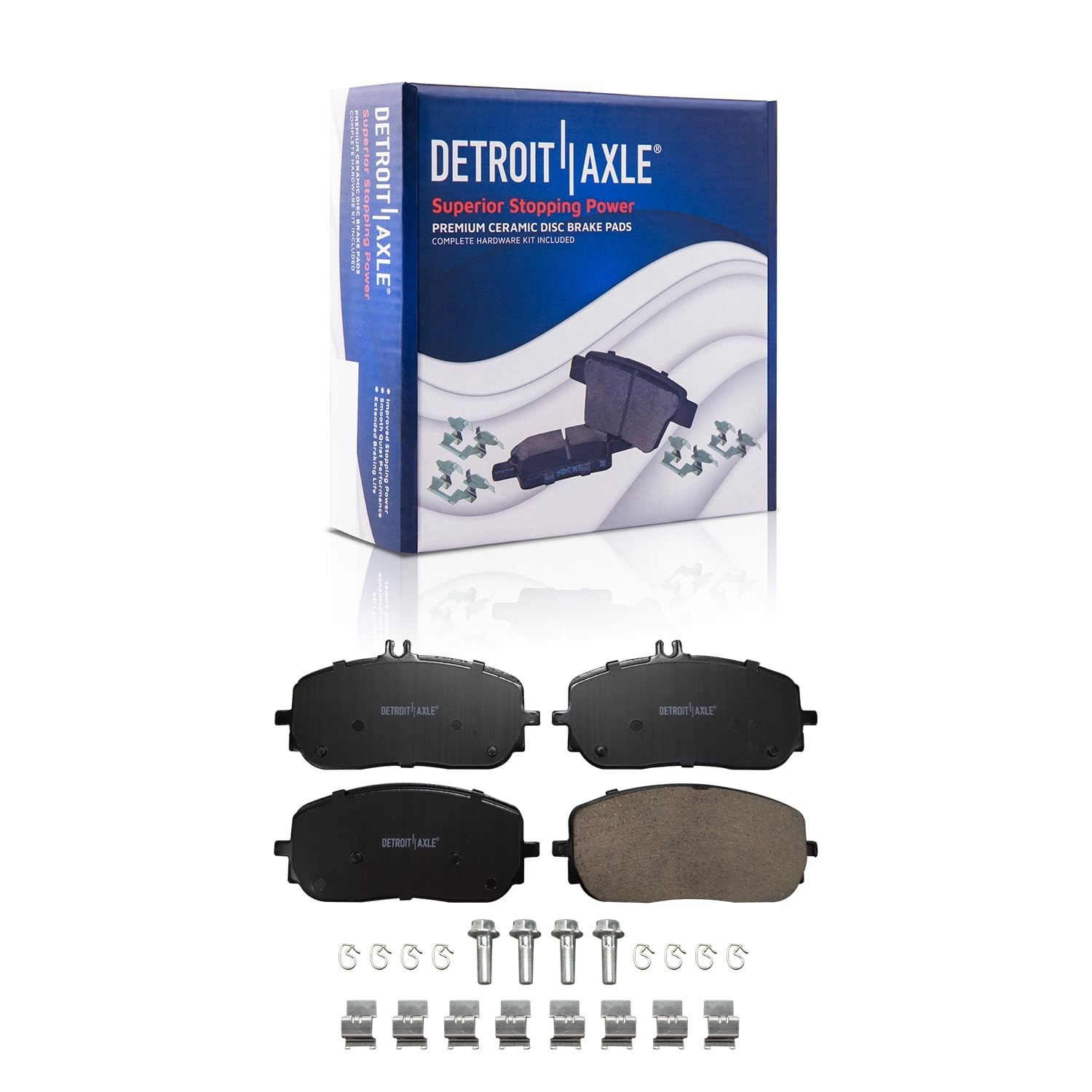 Front Rear Drilled Rotors Brake Pads for 2019 2020 2021 2022 Mercedes-Benz A220