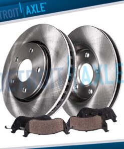 REAR Disc Rotors Brake Pads for 2015 - 2021 Mercedes-Benz C300 w/ Sport Package