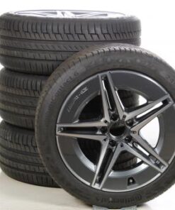 Summer Wheel and Tire Package Alloy 18 inch with Continental Tires for C-Class 206, Original Mercedes-AMG