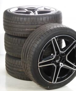 Summer Wheel and Tire Package Alloy 18 inch with Continental Tires for CLA 118, CLA ShootingBrake X118, Original Mercedes-AMG