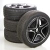 Summer Wheel and Tire Package Alloy 18 inch with Hankook Tires for CLA ShootingBrake X118, B-Class 247 and other, Original Mercedes-AMG