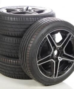 Summer Wheel and Tire Package Alloy 18 inch with Hankook Tires for CLA ShootingBrake X118, B-Class 247 and other, Original Mercedes-AMG