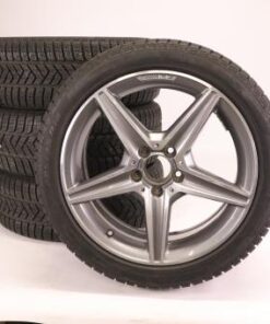 Winter Wheel and Tire Package Alloy 18 inch with Pirelli Tires for C-Class 205, Original Mercedes-AMG